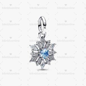 Pandora Disney Frozen Queen Elsa Snowflake Dangle Charm
